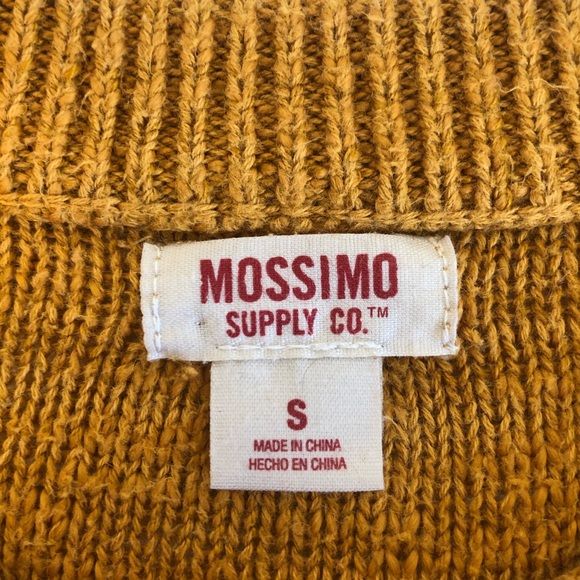 Mossimo Mustard Cable Knit Cropped Sweater - Picture 5 of 12